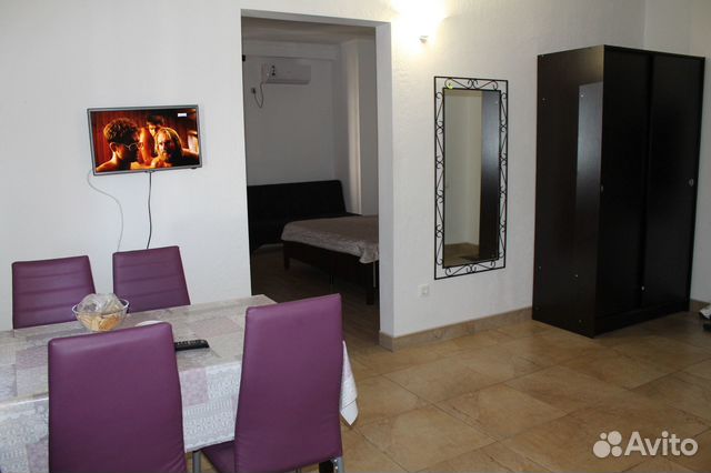 

1-к. квартира, 45 м², 2 кровати