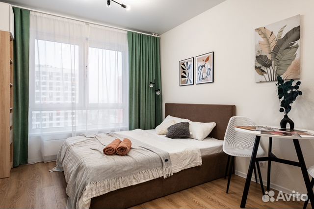 

Квартира-студия, 28 м², 1 кровать