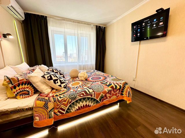 

1-к. квартира, 45,9 м², 2 кровати