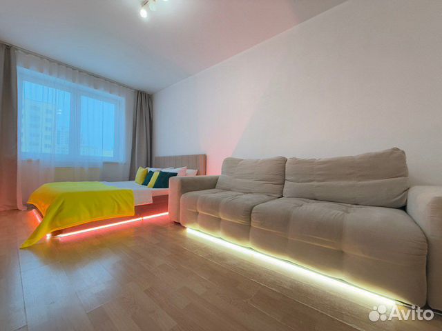 

1-к. квартира, 42 м², 2 кровати