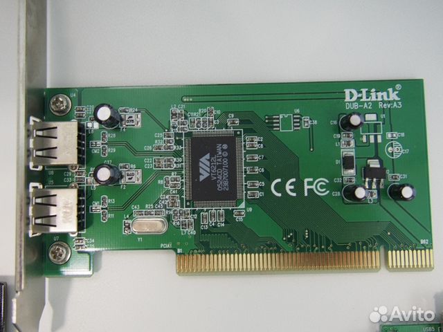 Контроллер USB на PCI шину 6шт портов USB 2.0 Контроллер USB на PCI шину 6шт портов USB 2.0