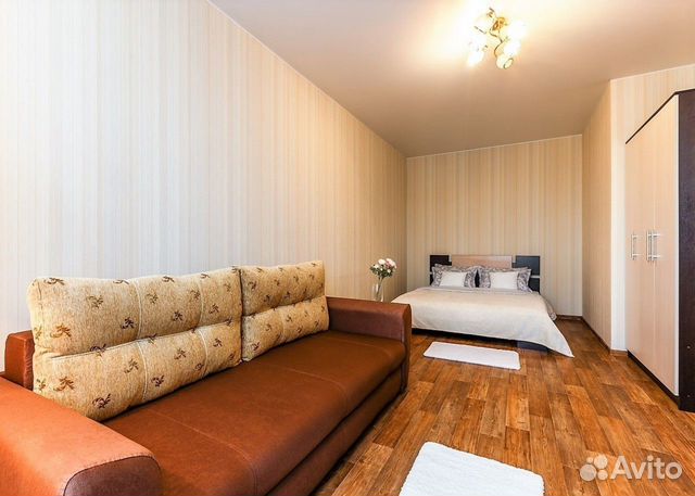 

1-к. квартира, 42 м², 3 кровати