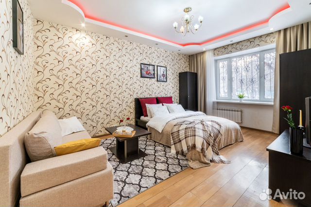 

1-к. квартира, 42 м², 2 кровати