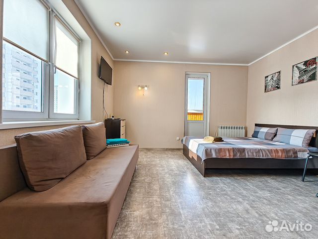 

Квартира-студия, 30 м², 2 кровати
