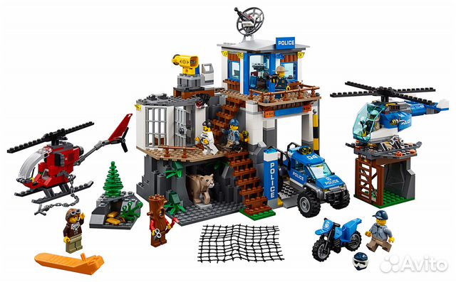 Lego City Лего 60174 Полицейский участок в горах Lego City Лего 60174 Полицейский участок в горах