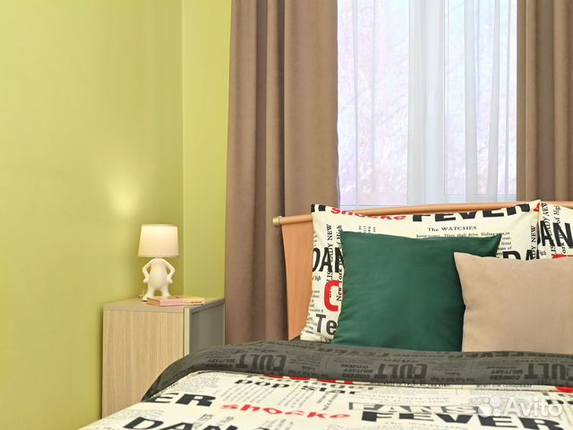 

2-к. квартира, 45 м², 2 кровати