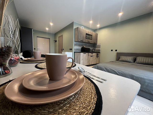 

Квартира-студия, 32 м², 2 кровати