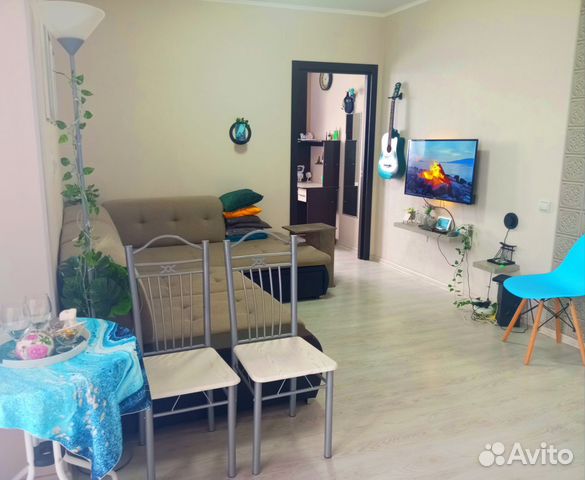

1-к. квартира, 36 м², 2 кровати