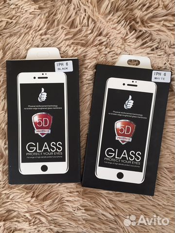 Защитное стекло 5D для iPhone 6/6S
