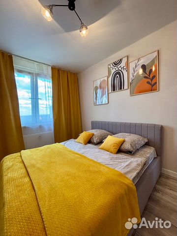 

1-к. квартира, 38 м², 2 кровати