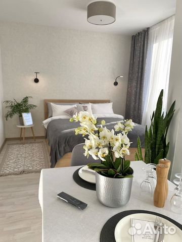 

Квартира-студия, 35 м², 1 кровать
