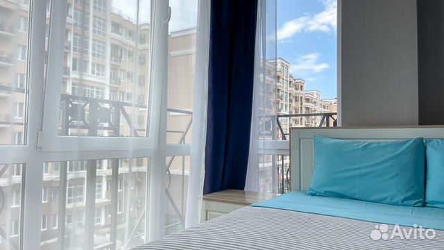 

1-к. квартира в апарт-отеле, 40 м², 2 кровати