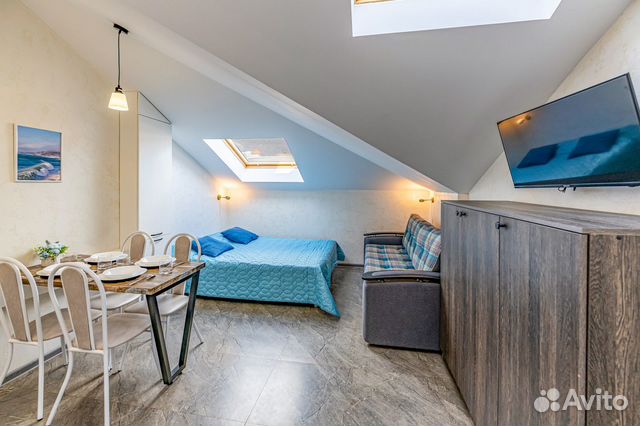 

Квартира-студия, 28 м², 2 кровати