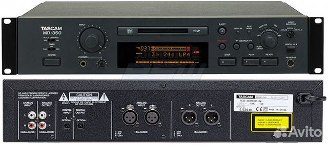 Tascam MD-350 - цифровой минидисковый рекордер