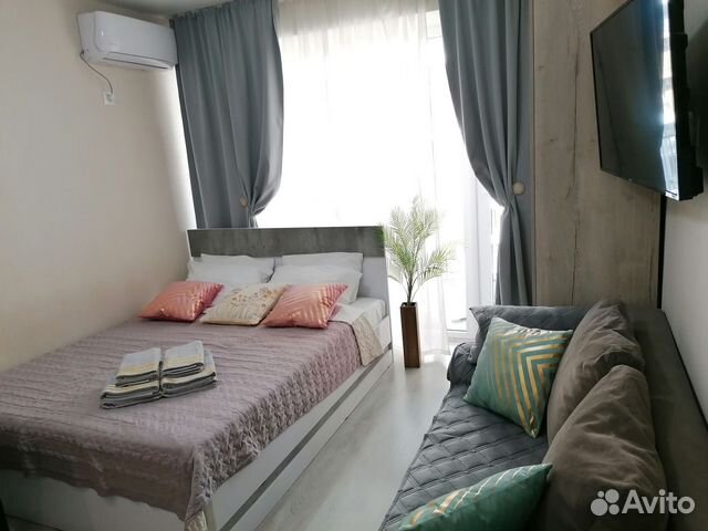

Квартира-студия, 26 м², 2 кровати