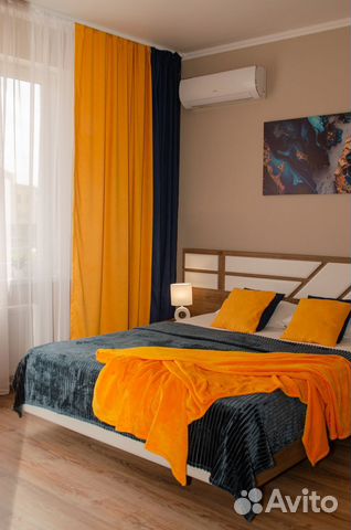 

1-к. квартира, 42 м², 2 кровати