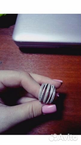 Серебряное кольцо новое