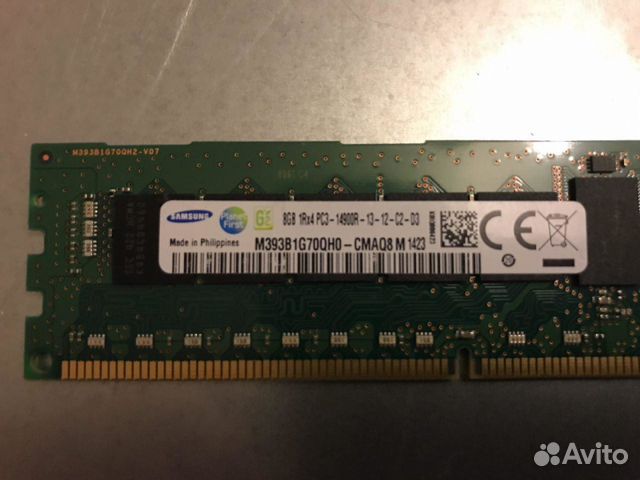 Оперативная память 8Gb PC3-14900R ECC REG DDR3 Оперативная память 8Gb PC3-14900R ECC REG DDR3