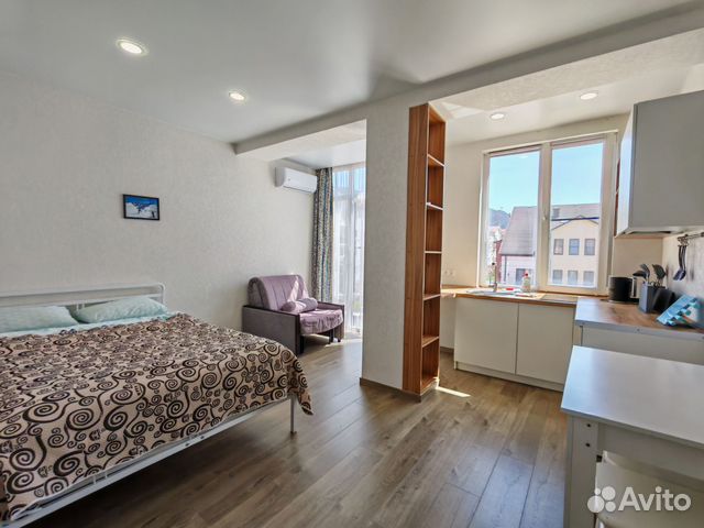 

Квартира-студия, 25 м², 2 кровати