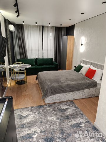 

Квартира-студия, 28 м², 2 кровати