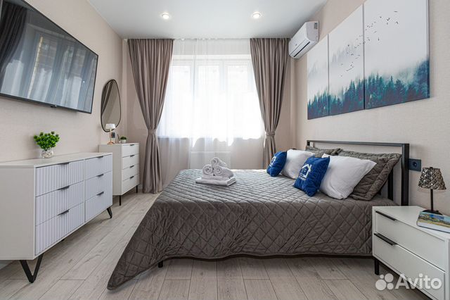 

1-к. квартира, 38 м², 2 кровати