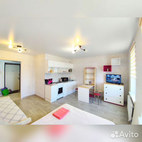 

Квартира-студия, 28 м², 2 кровати