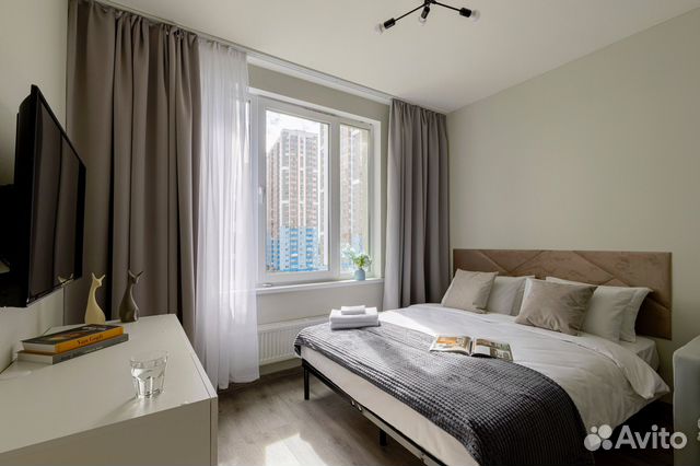 

Квартира-студия, 30 м², 2 кровати