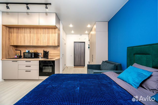 

Квартира-студия, 25 м², 2 кровати
