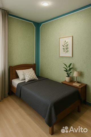 

1-к. квартира, 40 м², 2 кровати