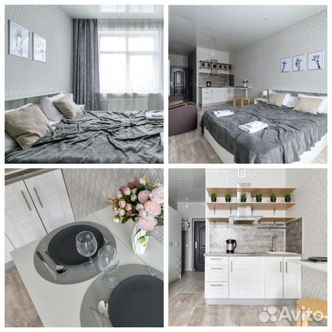 

Квартира-студия, 29 м², 2 кровати