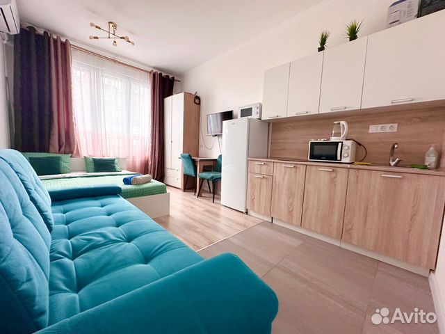 

Квартира-студия, 24 м², 2 кровати