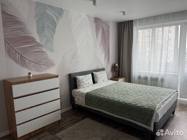 

1-к. квартира, 34 м², 2 кровати