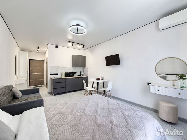 

Квартира-студия, 28 м², 2 кровати