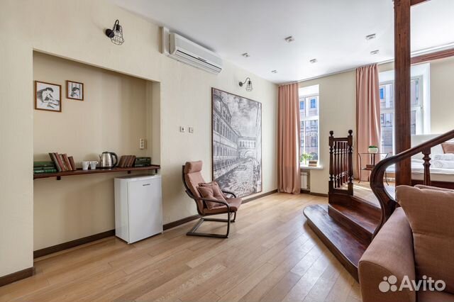 

Квартира-студия, 28 м², 2 кровати