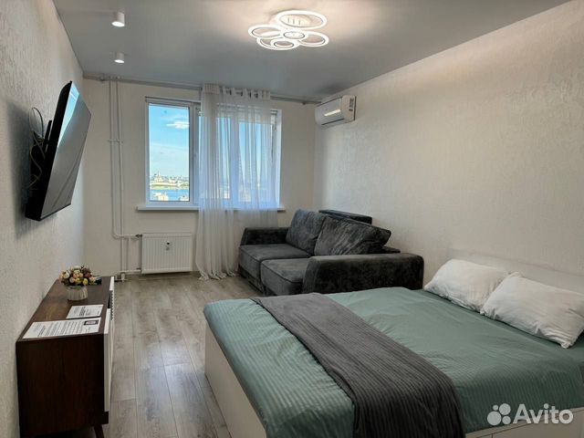 

1-к. квартира, 39 м², 2 кровати