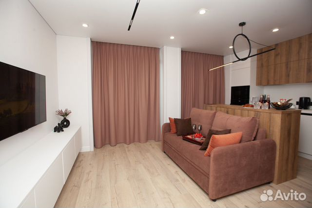 

Квартира-студия, 35 м², 1 кровать