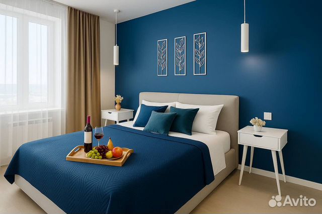 

1-к. квартира, 50 м², 2 кровати