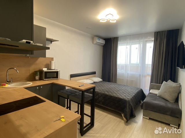 

Квартира-студия, 25 м², 2 кровати