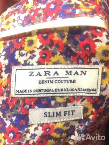 Рубашка Zara в цветах