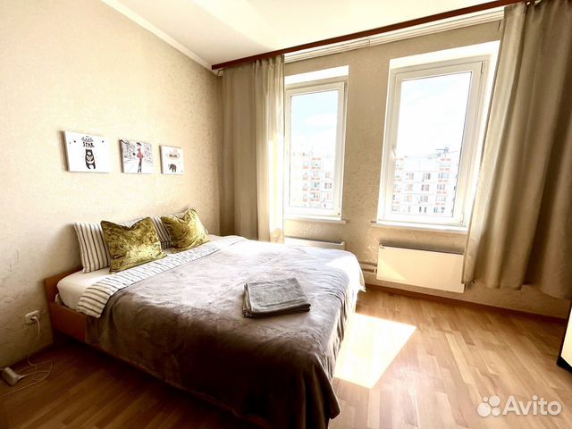 

1-к. квартира, 40 м², 3 кровати