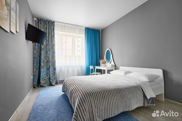 

1-к. квартира, 41 м², 2 кровати