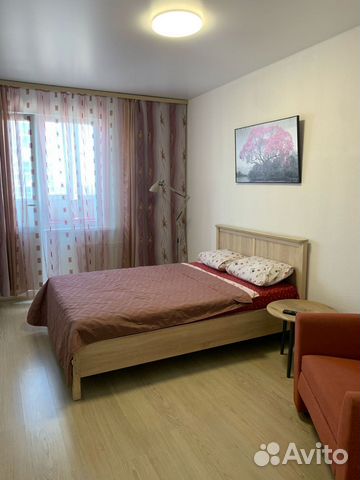 

1-к. квартира, 37 м², 2 кровати