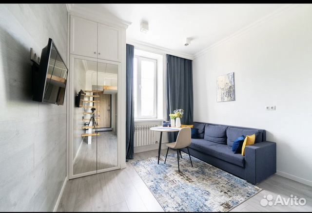 

Квартира-студия, 25 м², 2 кровати
