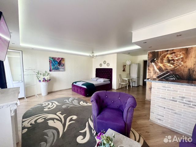 

Квартира-студия, 50 м², 2 кровати