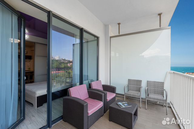 

Квартира-студия, 45 м², 2 кровати