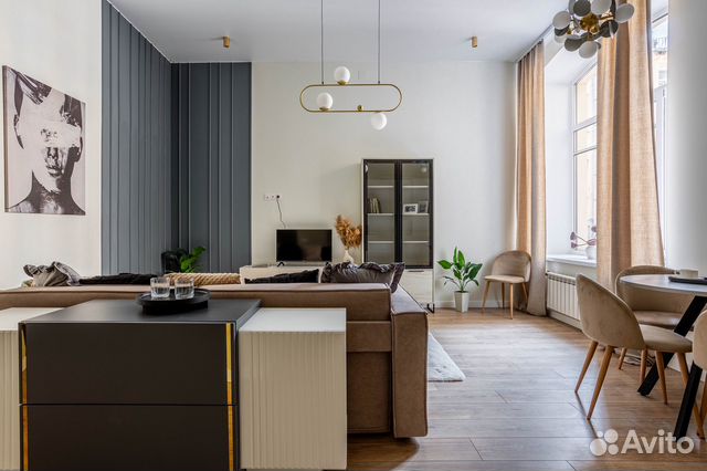 

1-к. квартира, 48 м², 2 кровати