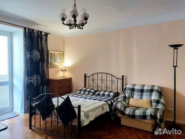 

1-к. квартира, 38 м², 2 кровати