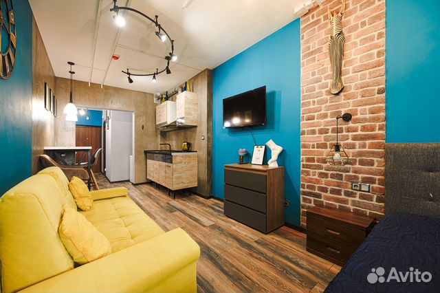 

Квартира-студия, 32 м², 2 кровати