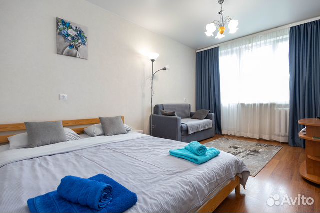 

1-к. квартира, 38 м², 2 кровати
