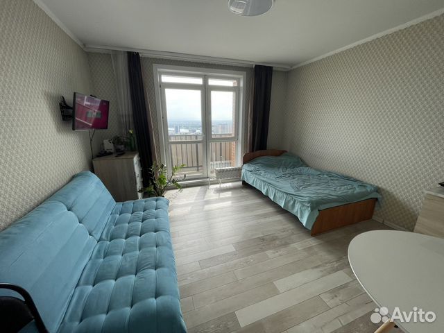 

Квартира-студия, 27 м², 2 кровати